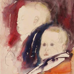 Baby Louise Watercolour Jan Sirks