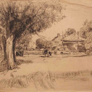 Farm Drawing Jan Sirks