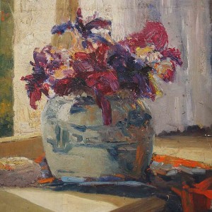 Irises Painting Jan Sirks