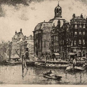 Rotterdam Wolfshock etching by Jan Sirks