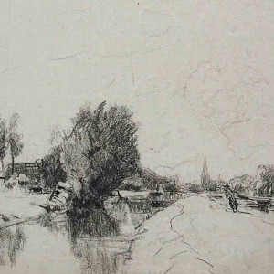 Landscape Drawing Jan Sirks