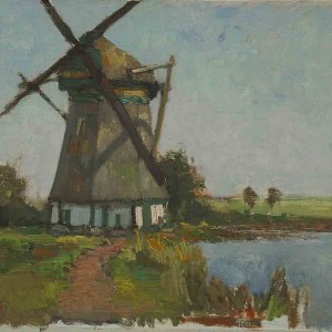 Windmill Painting Jan Sirks
