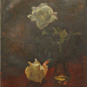painting of roses by jan sirks