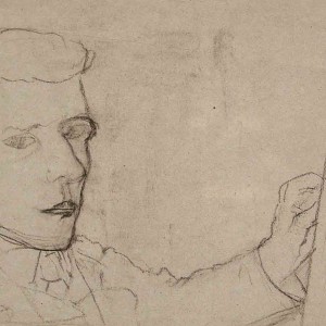 Self Portrait Drawing Jan Sirks